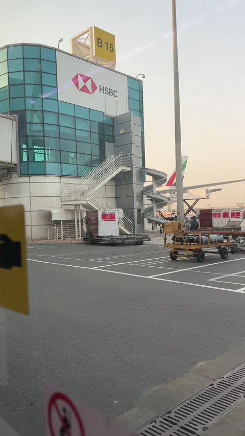Airport Traffic Stock Footage 253542580