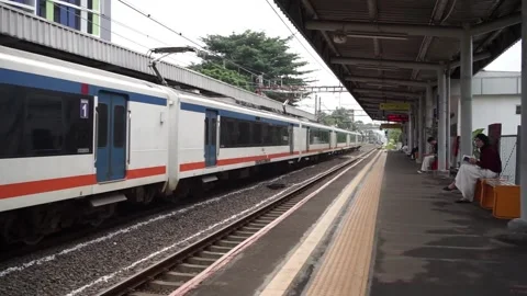 Airport train Stock Footage 302254376