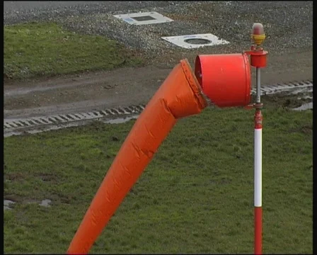 Airport windsock Stock Footage 139983