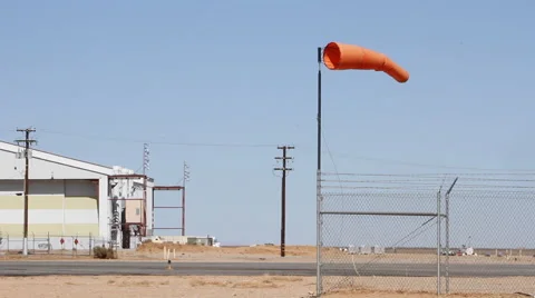 Airport Windsock Stock Footage 41613493