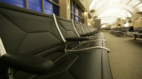 Airport_seats01 Video stock 446850
