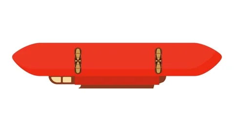 Airship icon animation Stock Footage 168932210