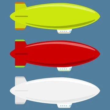 Airship icon Stock Illustration