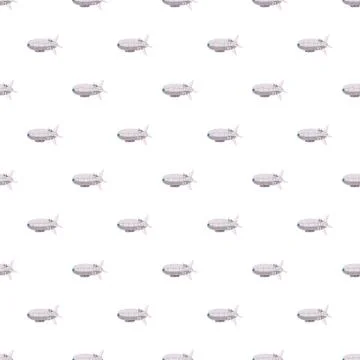 Airship pattern Stock Illustration