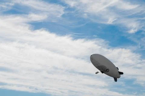 Airship in the sky Stock Photos