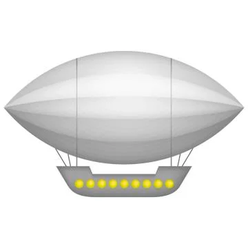 Airship vector illustration Stock Illustration