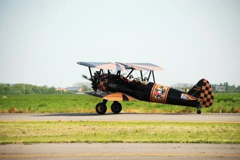 Airshow in antwerp Stock Photos