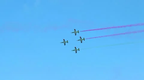 Airshow event Video stock 8848406