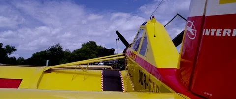 Airshow, Interflug  DDR-TAB on the runway Stock Footage 100860376