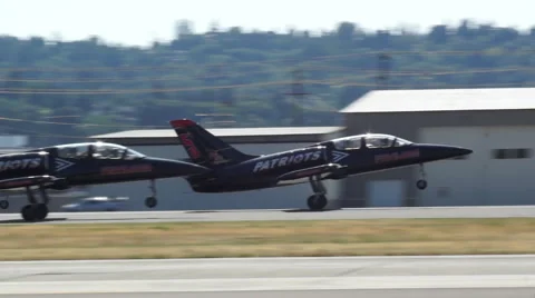 Airshow Jets Takeoff Stock Footage 44347084