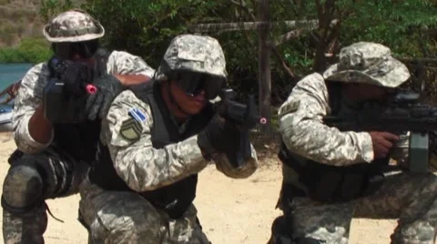 Airsoft team training Vidéo 40292195