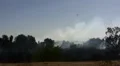 Airtankers spray against ferocious fire HD Footage