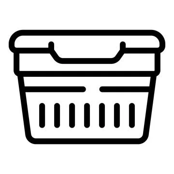 Airtight container icon outline vector. Impermeable compact package 스톡 일러스트