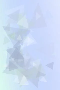 An airy abstract composition of light blue polygon triangles creates a calm.. Stock Illustration