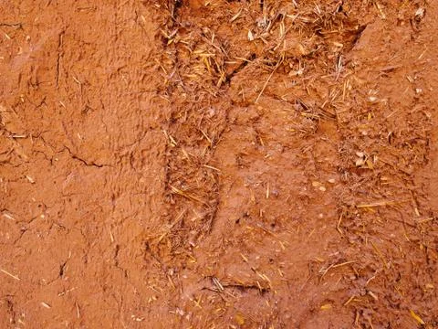 Ait benhaddou wall texture Stock Photos