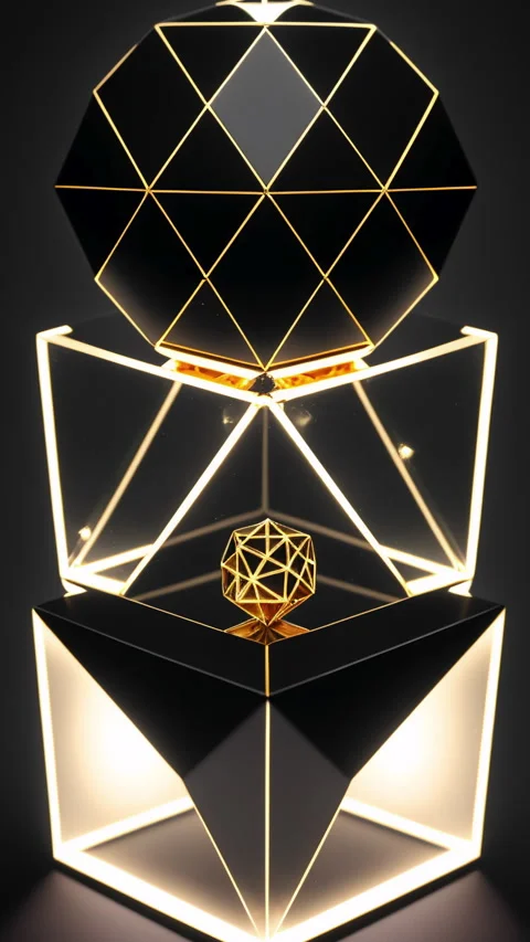 AIT Vertical Loopable Background #5: Electric Dreamscape Stock Footage 234281794