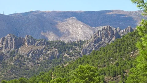 Aitana mountain range Stock Footage 115920556