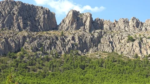 Aitana mountain range Stock Footage 115921368