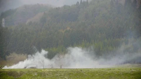 Aizu region of the spring Stock Footage 11066162