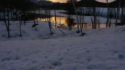 Aizu region of the spring Vídeos de archivo 11067273