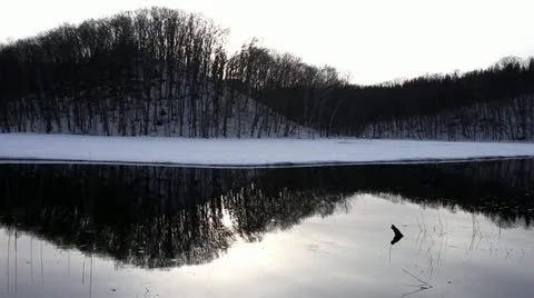 Aizu region of the spring Stock Footage 11067274