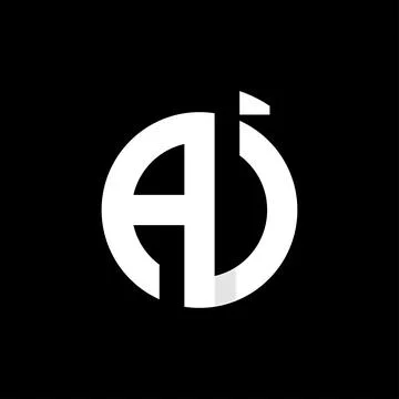 AJ Letter Logo Design Vector Template. Abstract Letter AJ Linked Logo イラスト素材