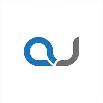 AJ Letter monogram Initial Logo Design Template Vector Illustration. AJ ele.. Stock Illustration