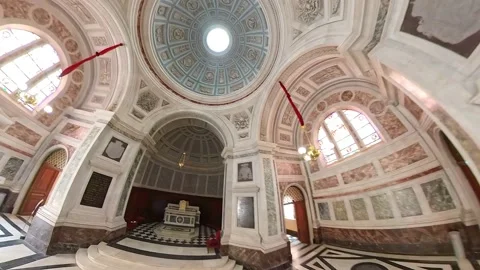 Ajaccio imperial Chapel interior Vídeo Stock 202288563