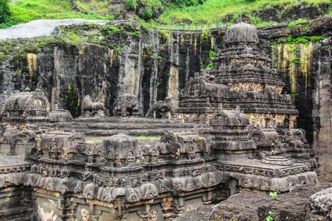 Ajanta abstract sculptures  Stock Photos