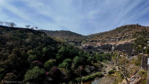 Ajanta Caves Stock Photos