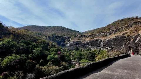 Ajanta Caves  Stock Photos