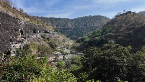 Ajanta Caves  Stock Photos
