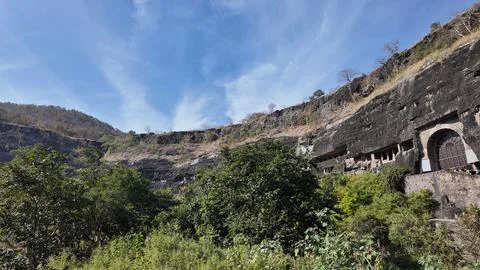 Ajanta Caves  Stock Photos