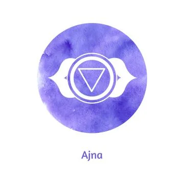 Ajna chakra Illustrazione stock