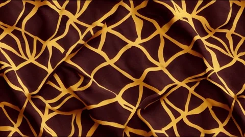 Ajrakh animation and block print animation and batik print Stock Footage 220105967