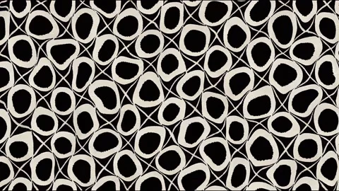 Ajrakh animation and block print animation and batik print Stock Footage 220106009