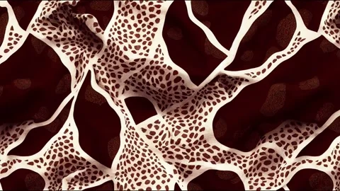 Ajrakh animation and block print animation and batik print Stock Footage 220106059