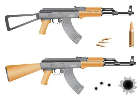 Ak-47 Stock Illustration