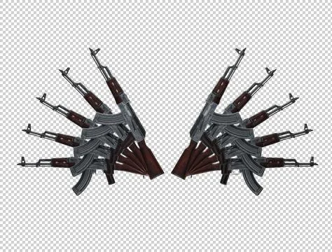 AK 47 스톡 일러스트