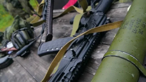 Ak47 Video stock 168394605