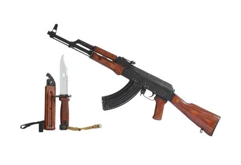 Ak47 submachine gun Stock Photos