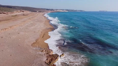 Akamas beach Video stock 136538311