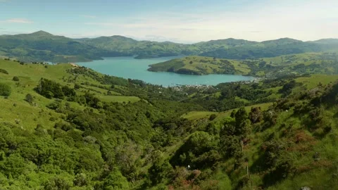 Akaora Peninsula Stock Footage 260850446