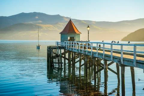 Akaroa Harbour Stock Photos