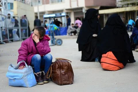 Akcakale - border gate Stock Photos