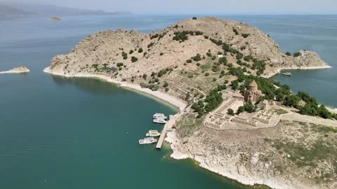 Akdamar Island Van Turkey Stock Footage 242417150