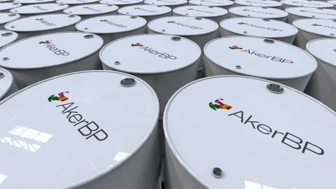 Aker BP Industrial Evolution: Editorial Animation with Company Logo Video stock 242140602
