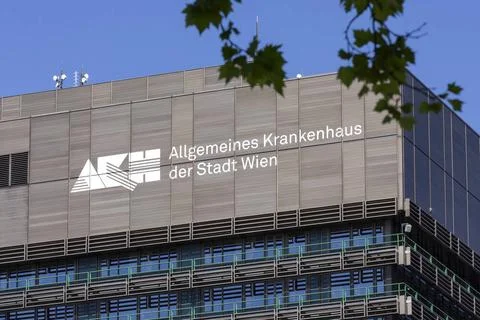 AKH, Allgemeines Krankenhaus der Stadt Wien und Medizinische Universität, .. Stock Photos