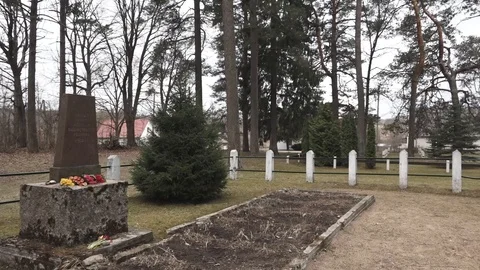 Akiniste Cemetery Stock Footage 108396160