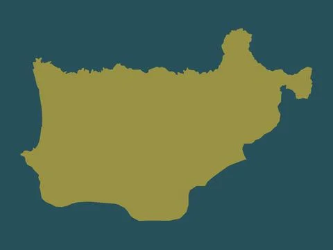 Akkar, Lebanon. Solid color shape イラスト素材